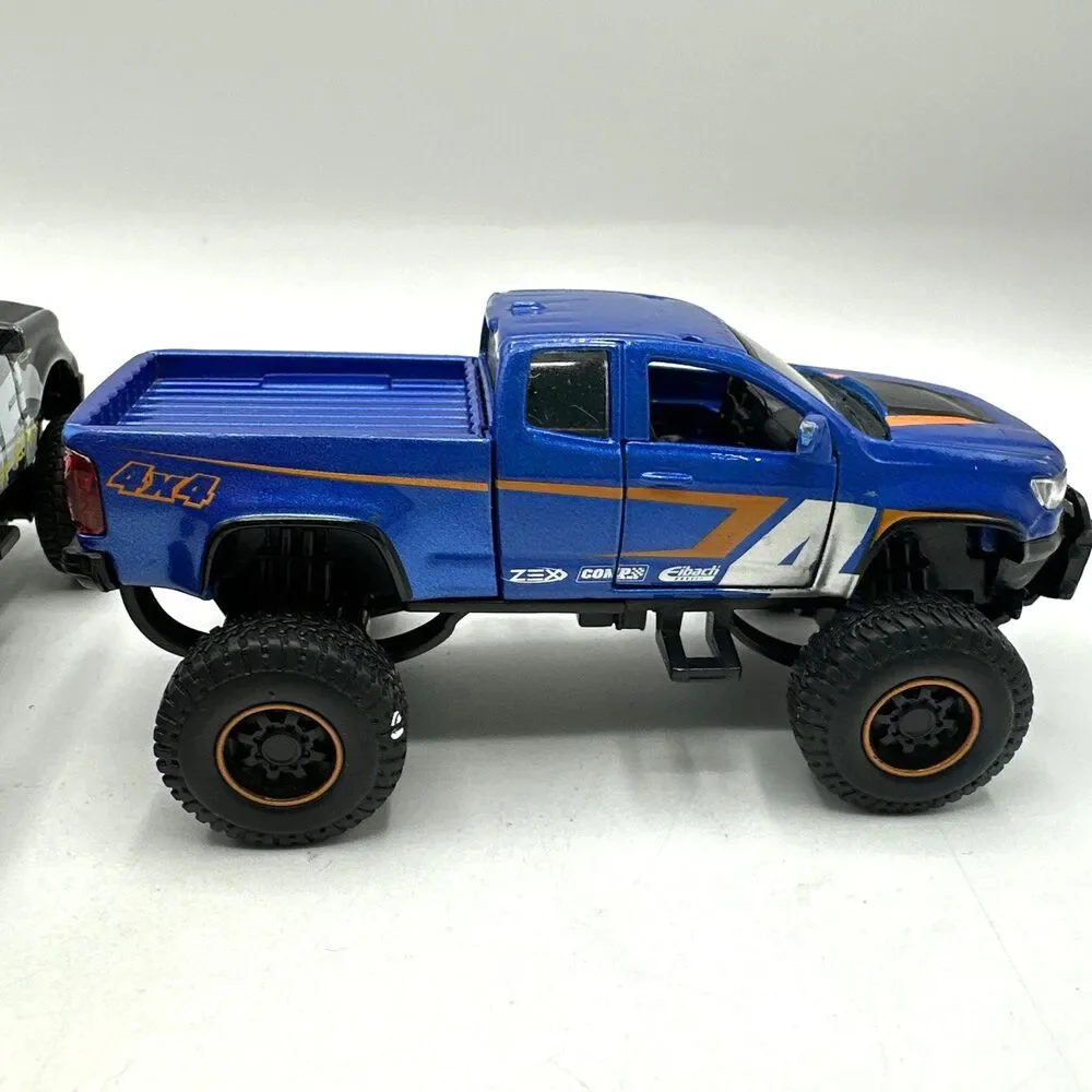 Lot of 2 Maisto 4x4 Ford F150 XL Pickup SEVERE OFF ROAD & Chevrolet 4x4 Pickup